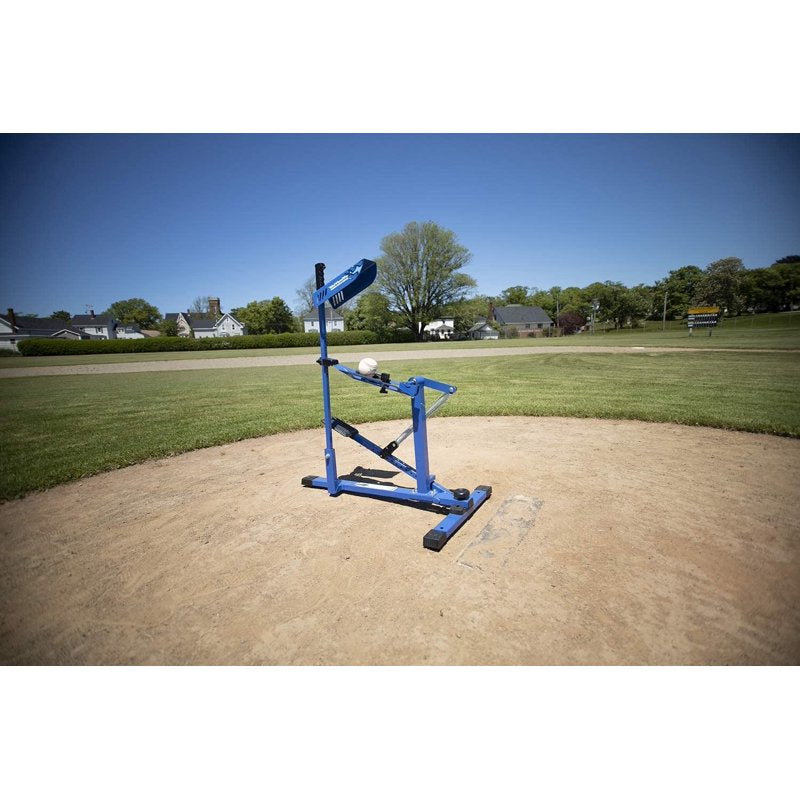 Baseball Pitching Machine - Fast Up to 58 MPH, Portable & Mechanical