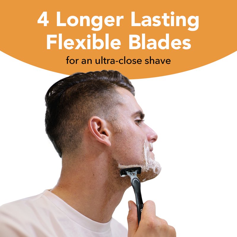 Men's Disposable Razor 4-Blade Sensitive Shave Pack of 30 - Multipack