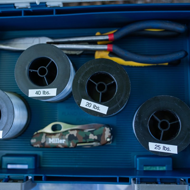 Heavy-Duty Laminated Label Tape for P-Touch Machines - Black on White, 1/2"