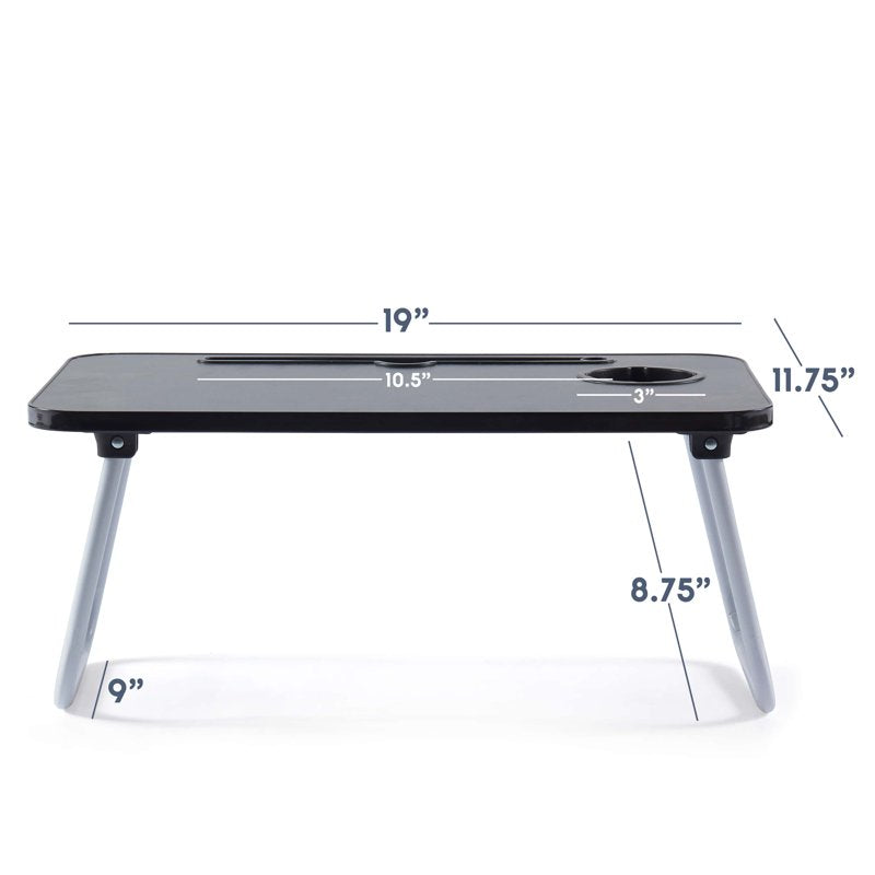 Lammaloe Foldable Lap Desk – Portable Lightweight Laptop Table for Bed & Couch (S)