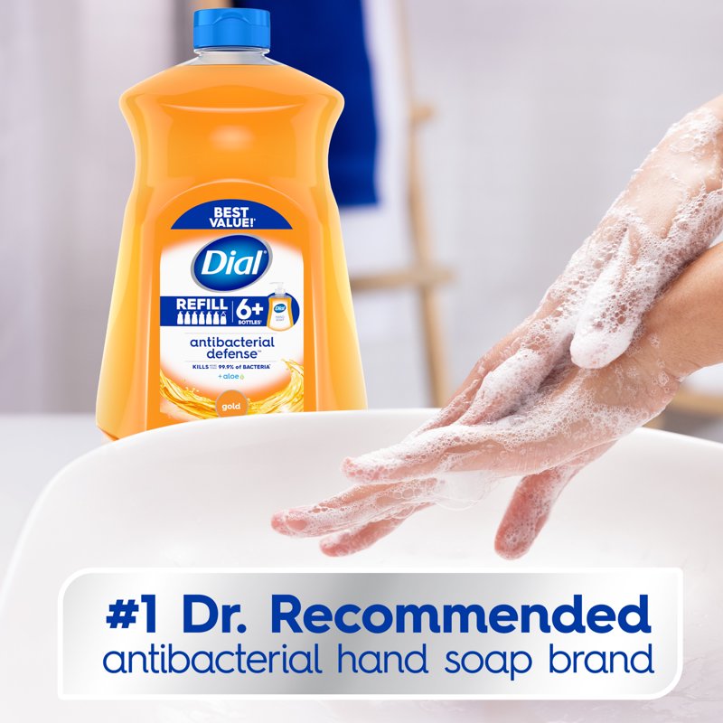 Bulk Liquid Hand Soap Refill Pack - Antibacterial, 52 Fl Oz, Gentle & Skin-Friendly