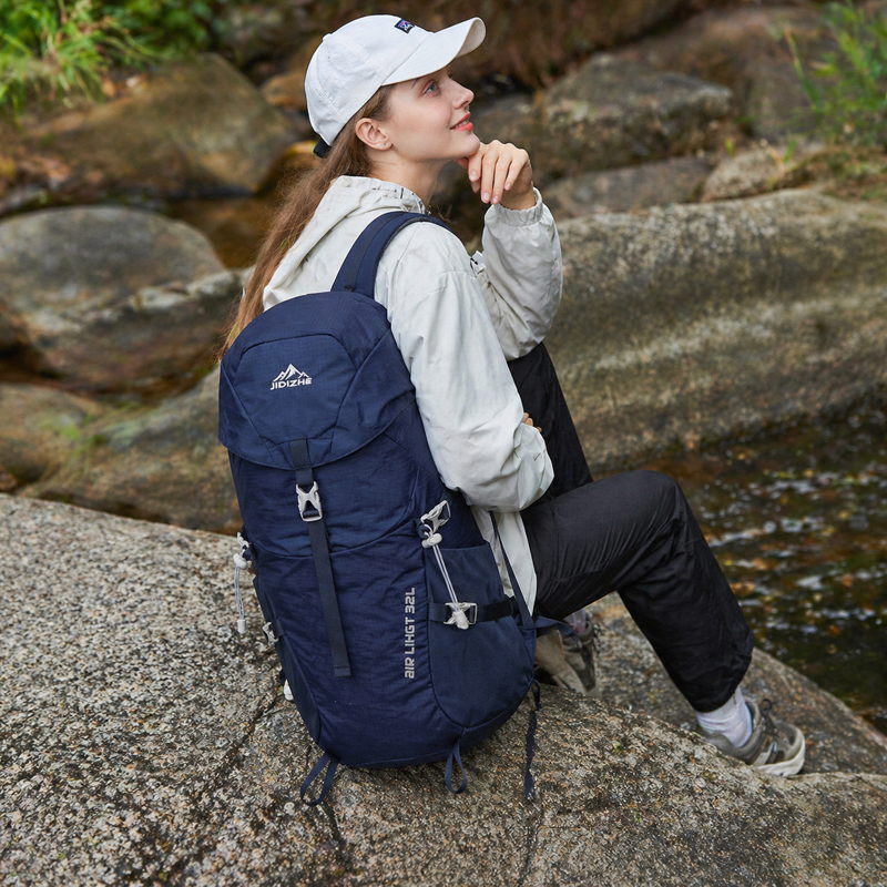 Lightweight Water-Resistant Hiking Backpack for Men & Women - Large Capacity Outdoor Travel Bag