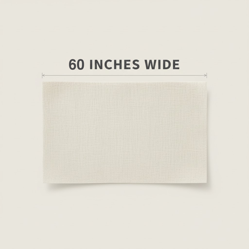 Unbleached Cotton Muslin Fabric by the Yard - 60 Inch Wide for Sewing & Crafts