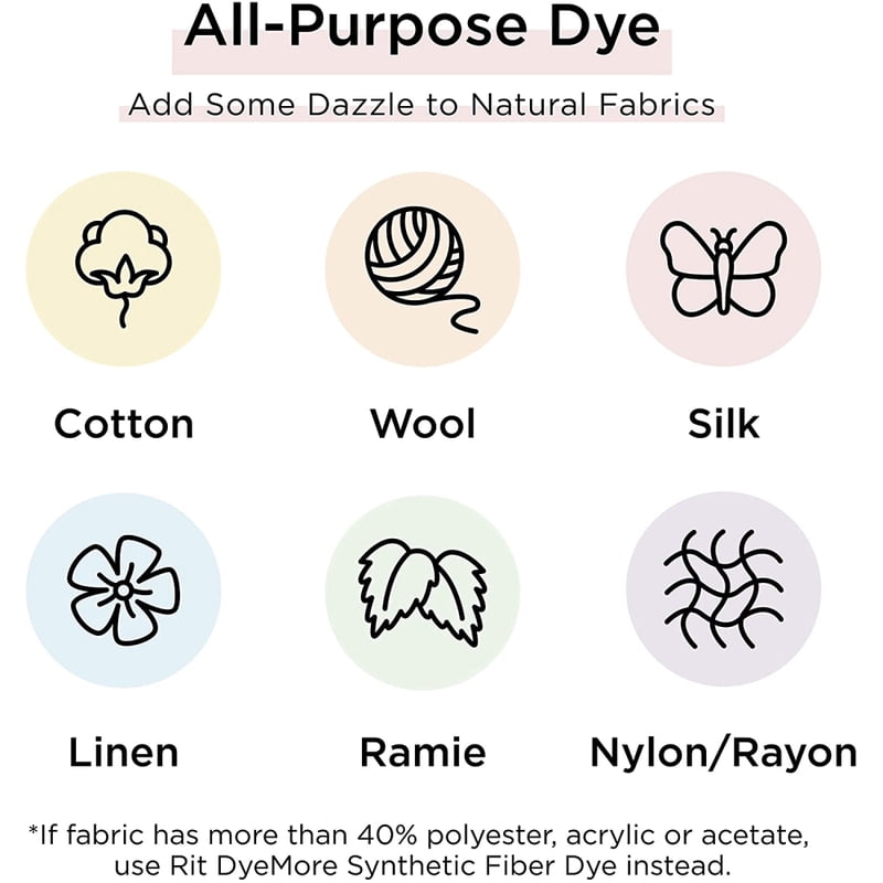 All-Purpose Liquid Fabric Dye - Tan, 8 fl oz, Pack of 6 for Clothing & Home Decor