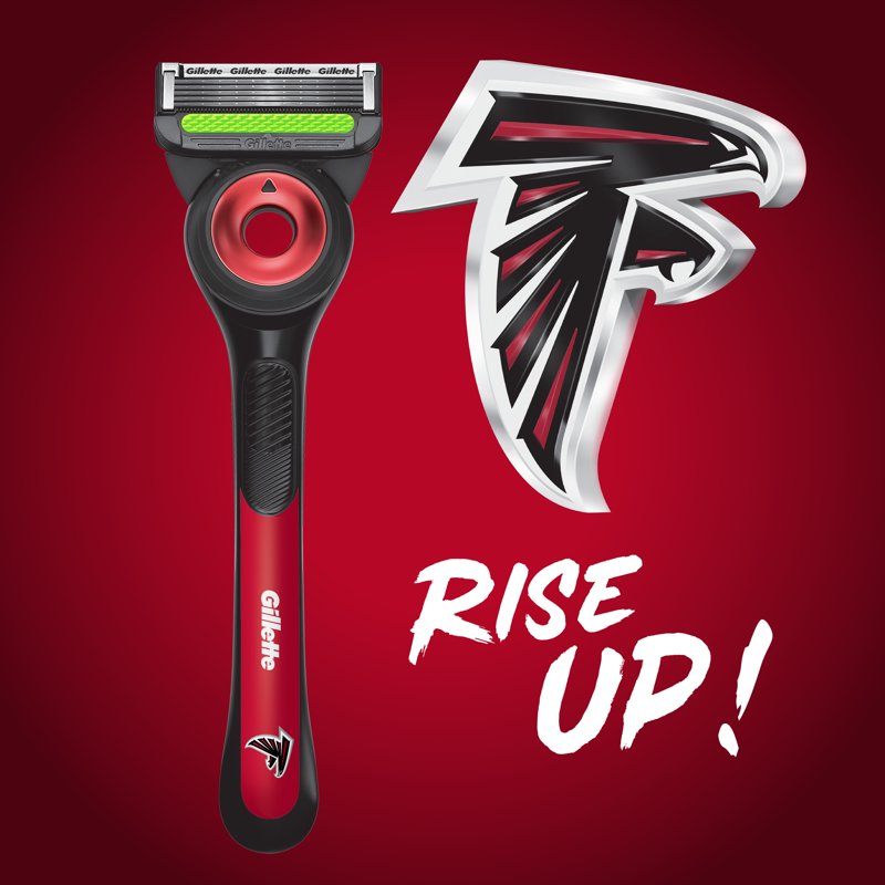 Men's Gillette Razor with Exfoliating Bar & Refills - Game Day Edition