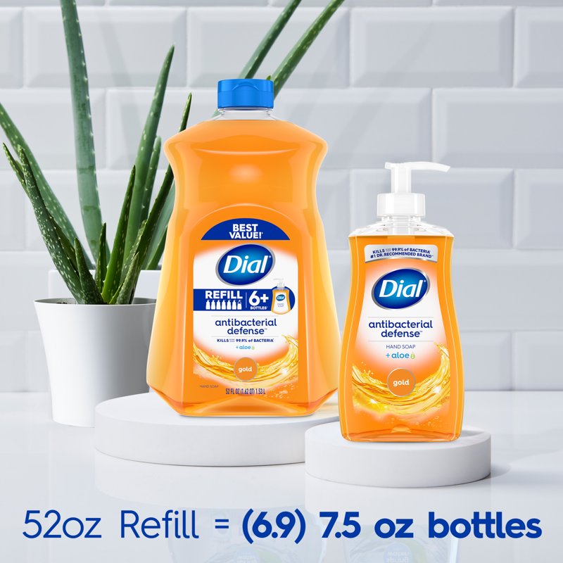 Bulk Hand Soap Refill Pack - Antibacterial Liquid Hand Soap, 52 fl oz