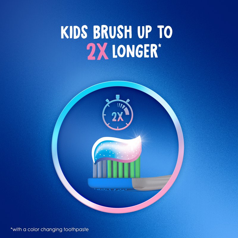 Kids Color-Changing Strawberry Fluoride Toothpaste - 4.2 oz, Pack of 1+
