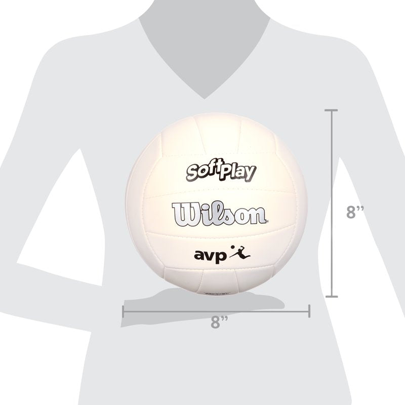 Soft Play Volleyball - Official Size for Beginners & Recreational Use