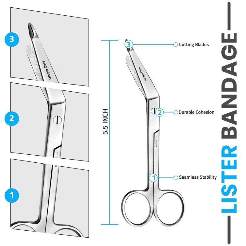 Bandage Scissors 5.5 Inch Stainless Steel First Aid Medical Shears