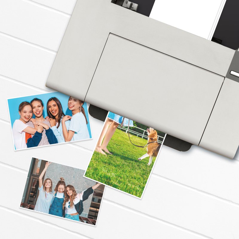 Photo Sticker Sheets for Printing and Decorating - 10 White 4x6 Sheets