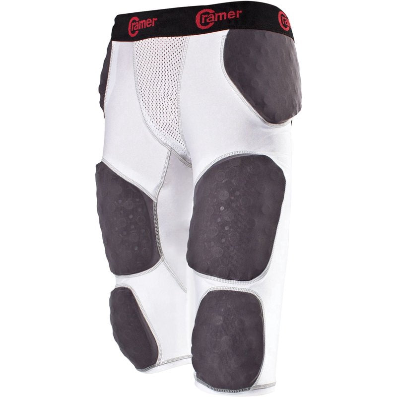 Football Girdle with Integrated Hip, Tailbone & Thigh Pads - Moisture-Wicking, Large