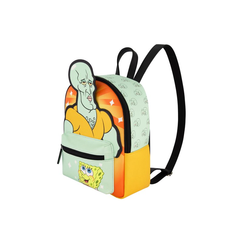 SpongeBob SquarePants Mini Backpack - Kids Travel Bag with Adjustable Straps