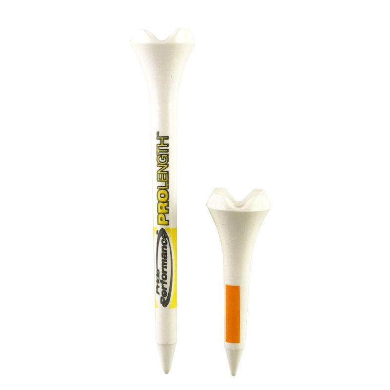 Plastic Golf Tees Combo Pack - 2-3/4" and 1-1/2" Durable Low-Resistance Heads