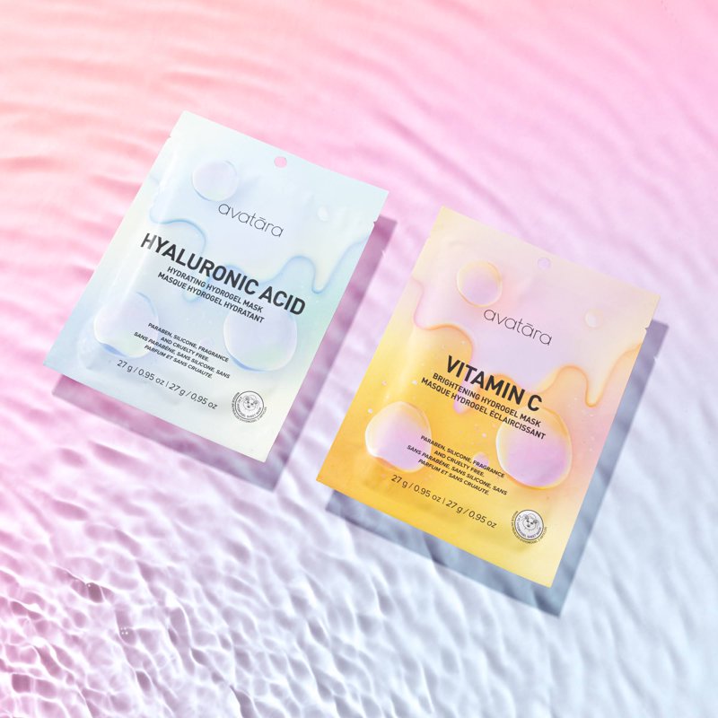 Hydrating Hyaluronic Acid Hydrogel Face Mask for All Skin Types - 3 Pack