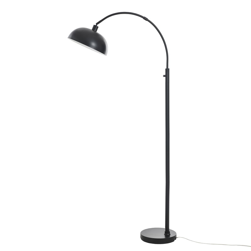 Black Finish Arch Dome Floor Lamp with Dimmable Light