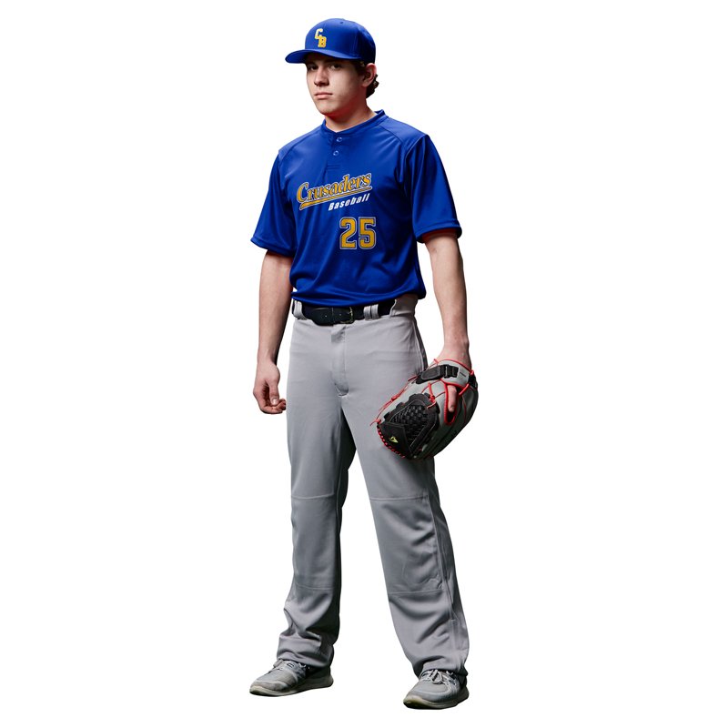Open Bottom Baseball Pants for Adults - Relaxed Fit, Durable Polyester