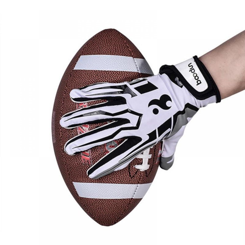 Youth Football Gloves Silicone Grip Receiver Gloves for Kids with Super Stick Ability