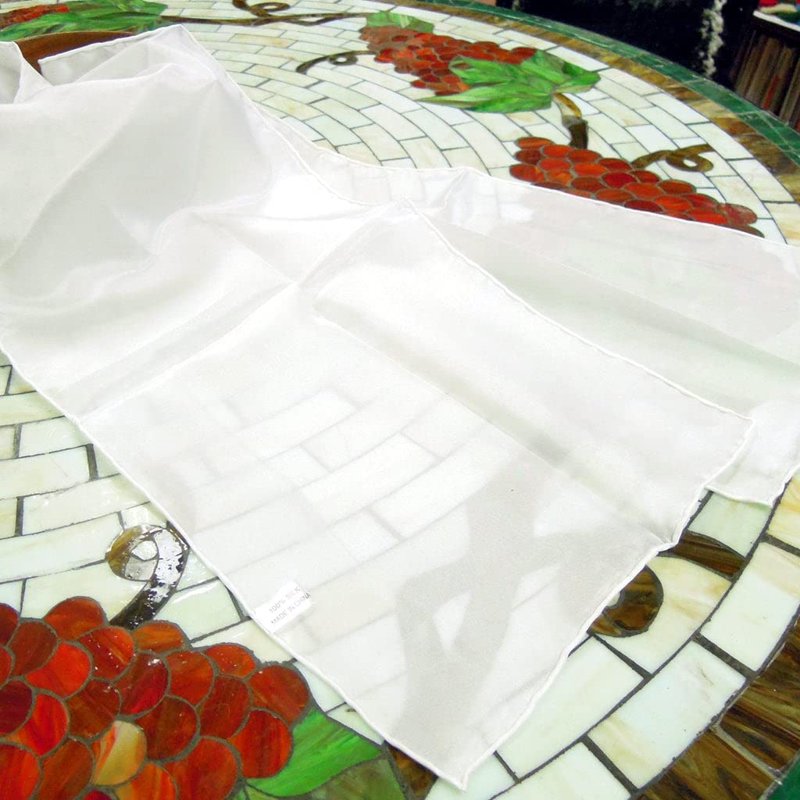 Silk Scarves for Dyeing 45x45 Inch 100% Habotai White Fabric for Painting and Crafting