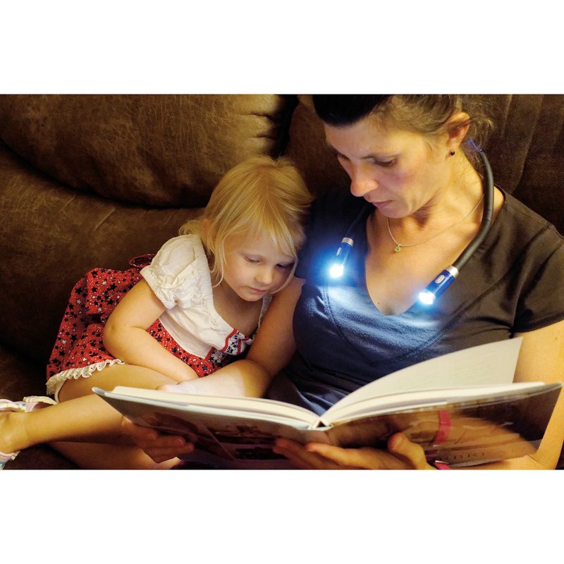 Necklite Reading Light - Hands-Free Book Light for Reading in Bed