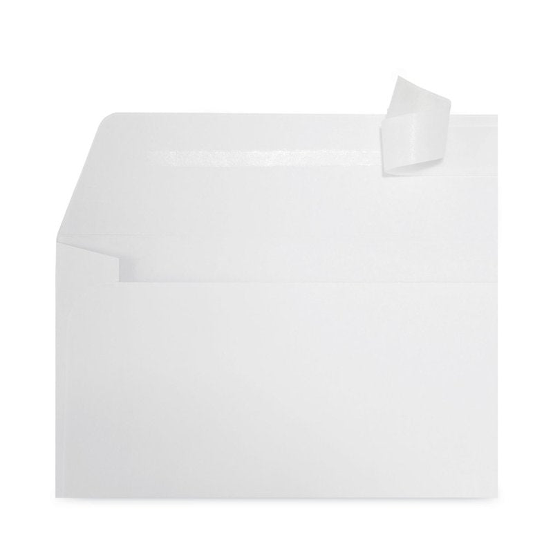 Peel & Seal Business Envelopes 4.13 x 9.5 Inches #10 with Address Window White (500/Box)