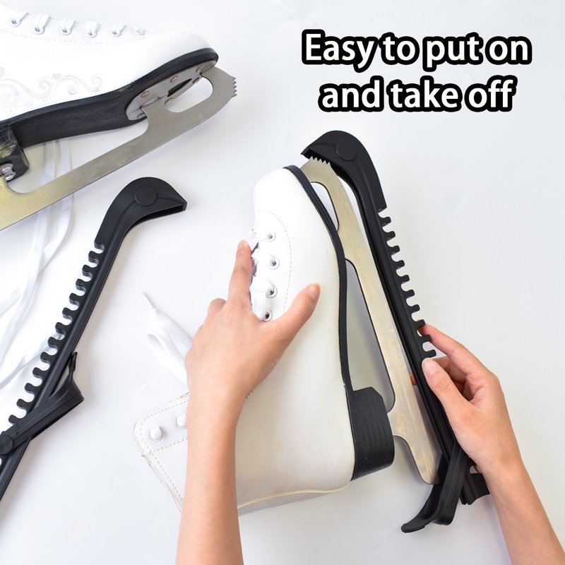 Adjustable Ice Skate Blade Guards Set - Protects Hockey & Figure Skates