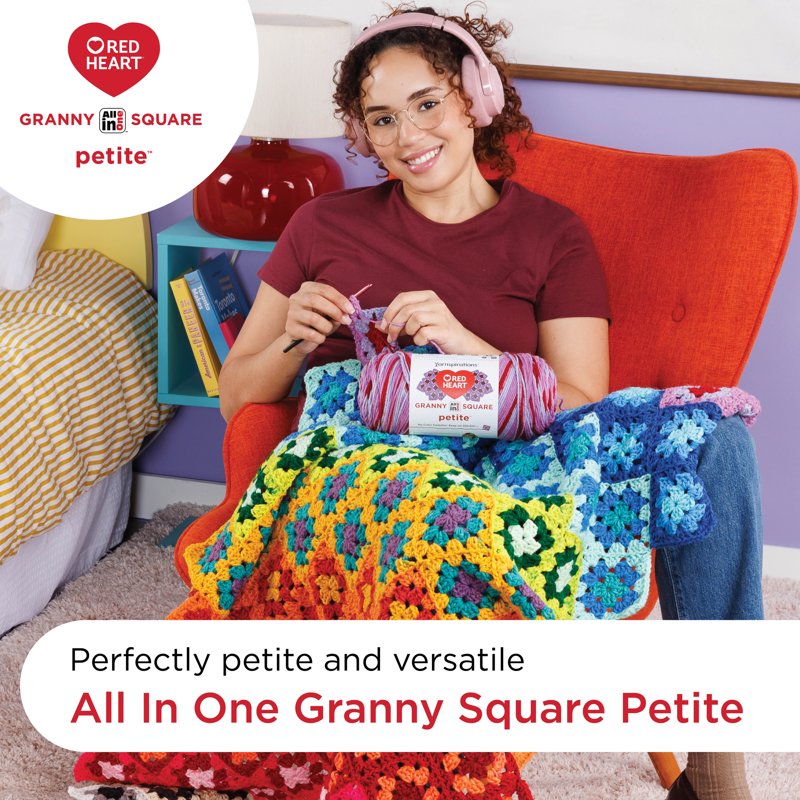All-in-One Worsted Acrylic Yarn Set for Crochet & Knitting - 3 Pack