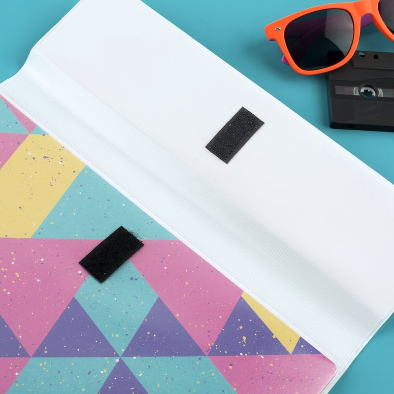 Colorblock Trapper Keeper Binder with Folder and Metal Rings – Office Organization
