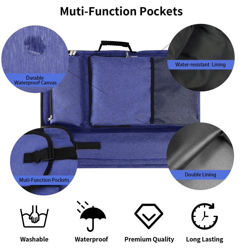 Artist Backpack for 18x24 Artworks and Supplies - Waterproof, Multi-Compartment