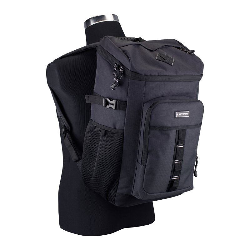 Unisex 18-Inch Top Loader Backpack with Multiple Pockets & Padded Straps