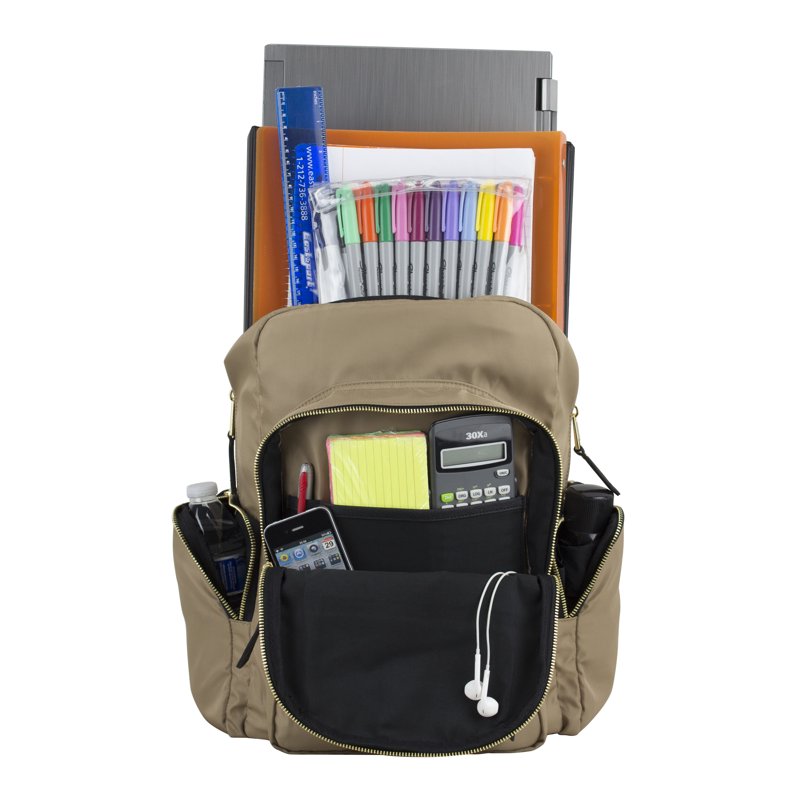 Unisex Laptop Backpack with Tech Sleeve & Trolley Sleeve – Multiple Colors