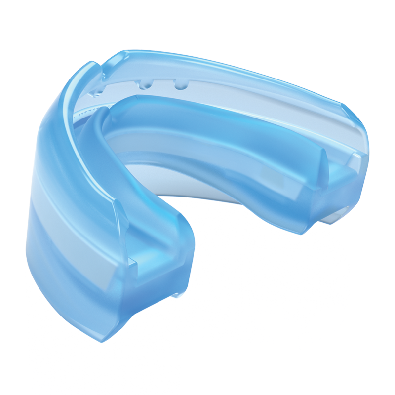 Adult Orthodontic Mouthguard with Ultra Triple-Layer Protection - Moldable, Remoldable, Blue