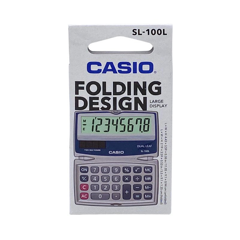 8-Digit Solar Folding Calculator with Large Display for Home & Office