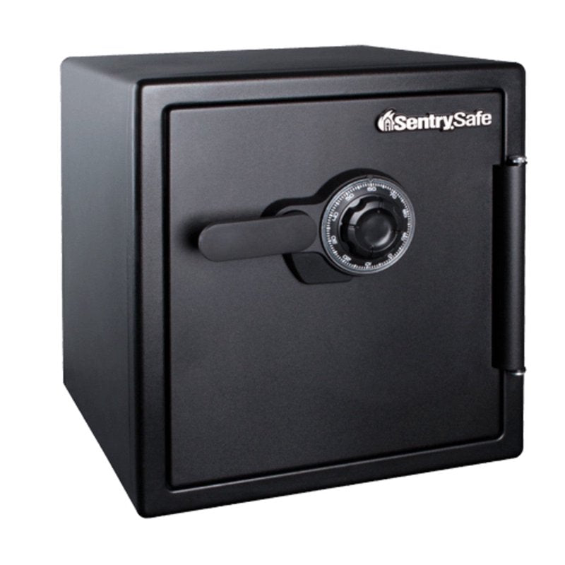 Fire & Water Resistant Security Safe 1.2 Cu Ft with Combination Lock