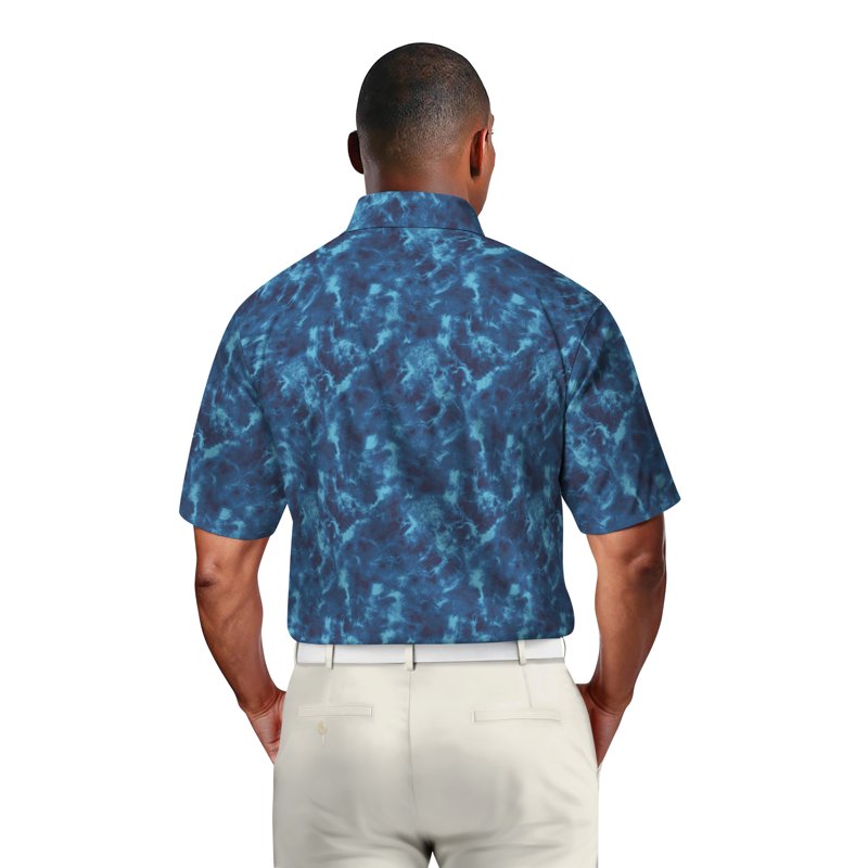 Performance Watercolor Camo Golf Polo Shirt Men & Big Men - Sun Protection & Moisture-Wicking