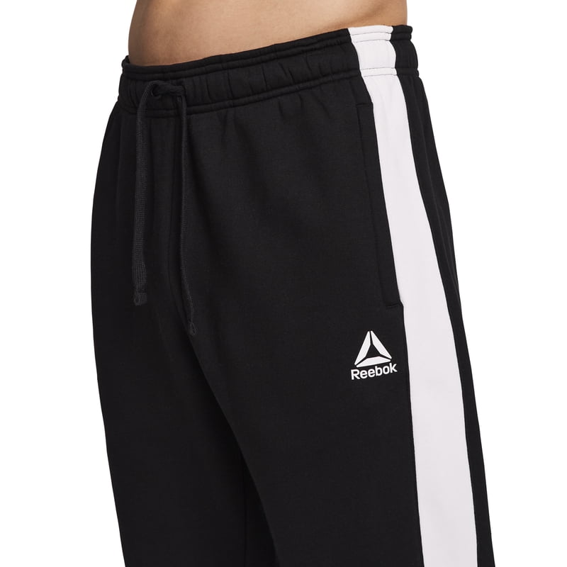 Men's Fleece Joggers with Pockets and Adjustable Waist - Reebok Activewear
