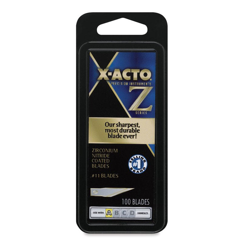 X-Acto Z-Series #11 Blades 100-Pack - Precision Cutting for Medium-Heavy Materials