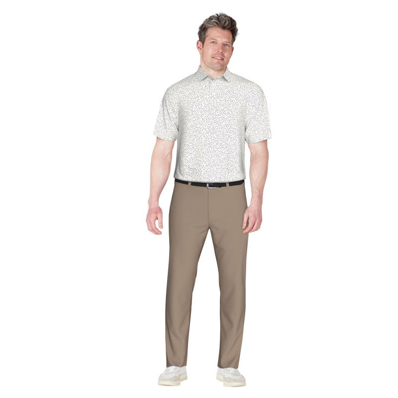 Men's Golf Polo Shirt with UV Sun Protection, Moisture Wicking & Stretch - Up to 5X
