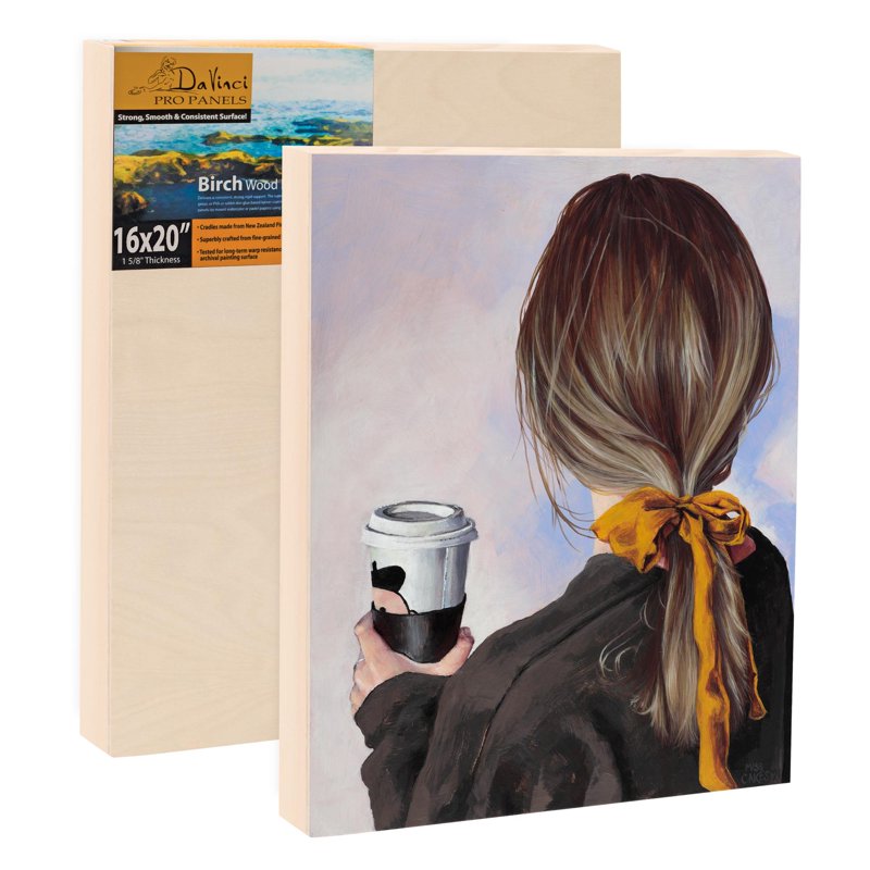 Artist Wood Panel for Painting - Multiple Sizes, Archival Quality
