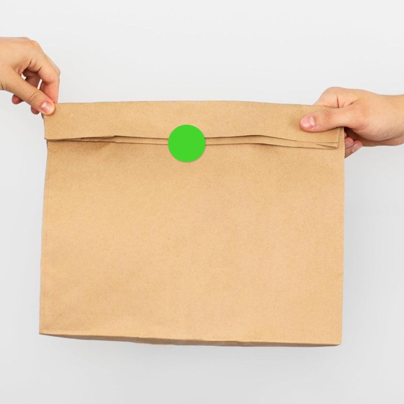 Neon Green Dot Sticker Labels Roll - 0.75 Inch for Inventory & Organization, 2000 Pack