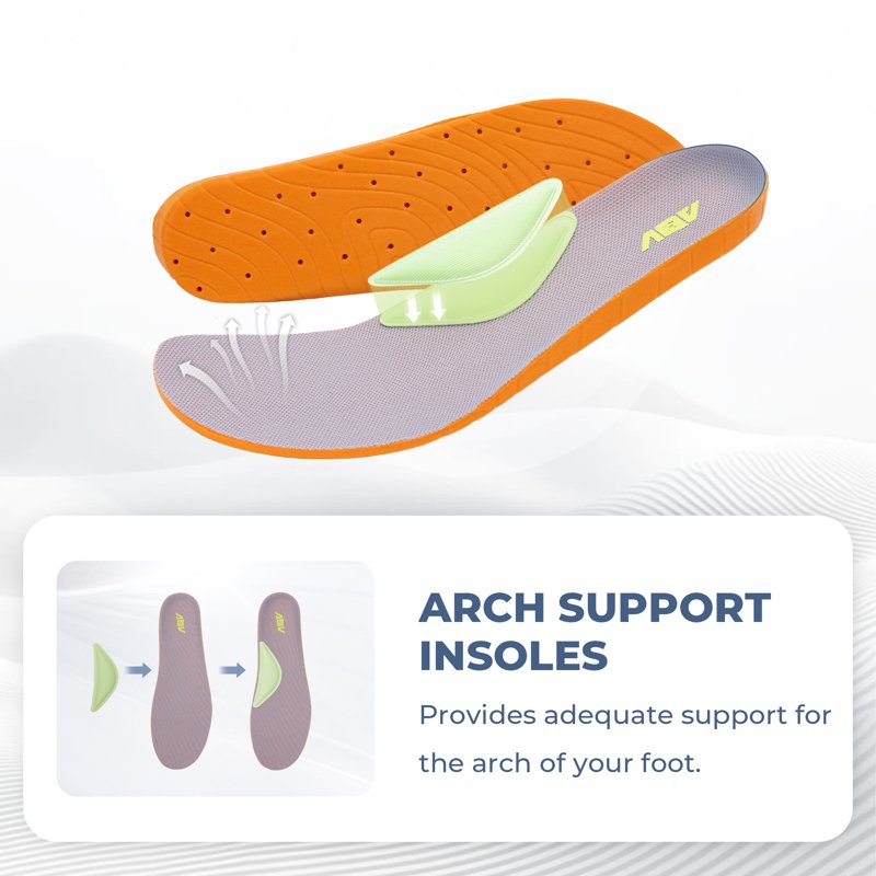 Women's Wide Toe Box Walking Shoes with Arch Support for Plantar Fasciitis - Casual Athletic Sneakers
