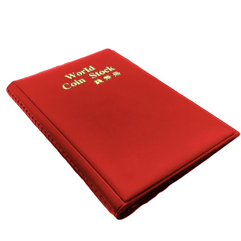 120 Pockets Coin Album Collecting Book Coin Holder Storage Wallet
