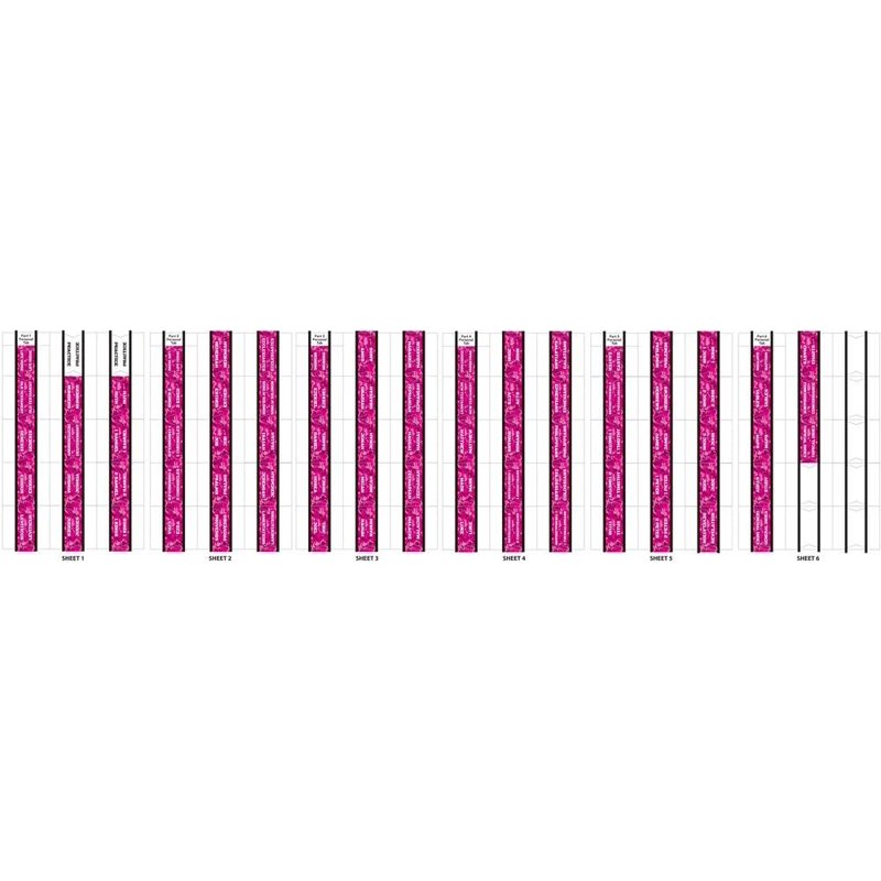 Pink Camo Bible Indexing Tabs - 90 Assorted Book & Reference Tabs