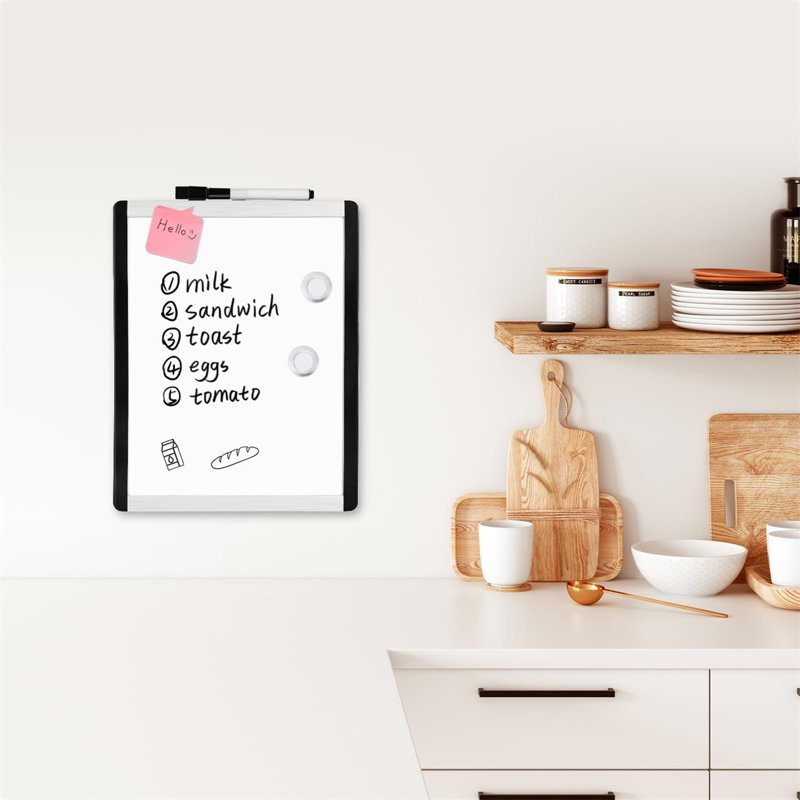 Magnetic Dry Erase Whiteboard for Refrigerator - Stain-Resistant Whiteboard for Walls & Notes