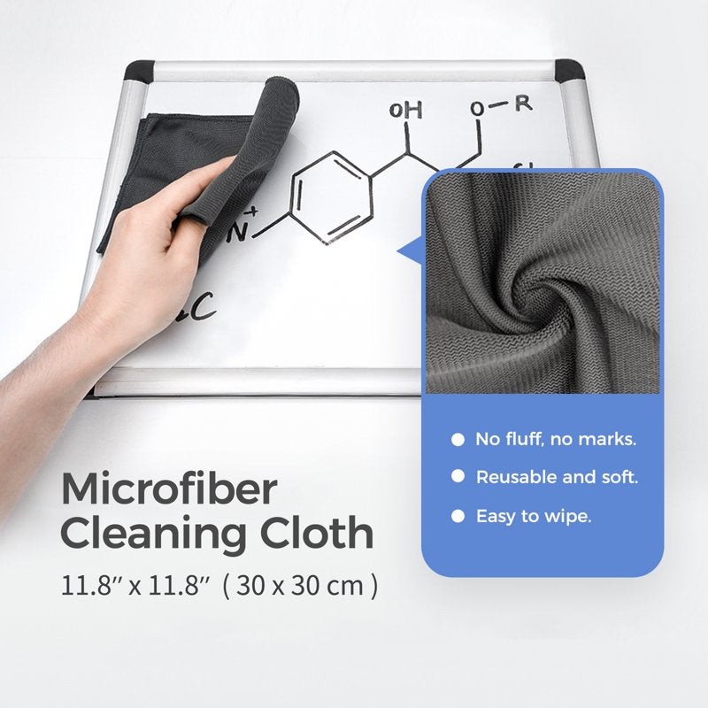 Non-Toxic Whiteboard Cleaner Spray - 17 fl oz, Dry Erase Surface Cleaner with Cloth