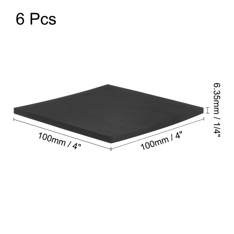 Adhesive Foam Padding Sheets - Anti Vibration, Shock Absorption, Sound Insulation