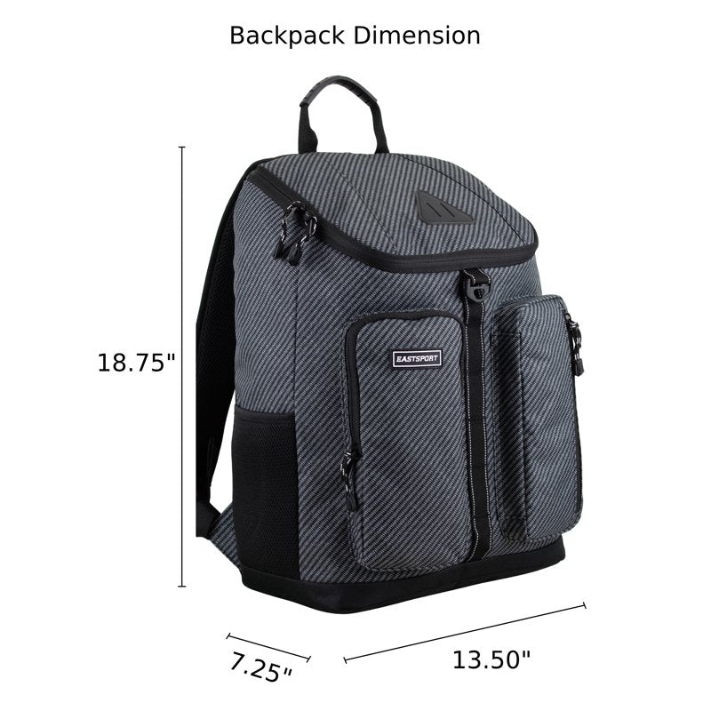 Unisex Top Loader Backpack with Multiple Compartments - Durable & Rugged