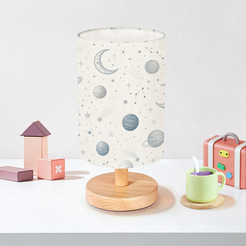 16-Color Dimmable Space Planet Night Light Lamp for Kids & Bedroom