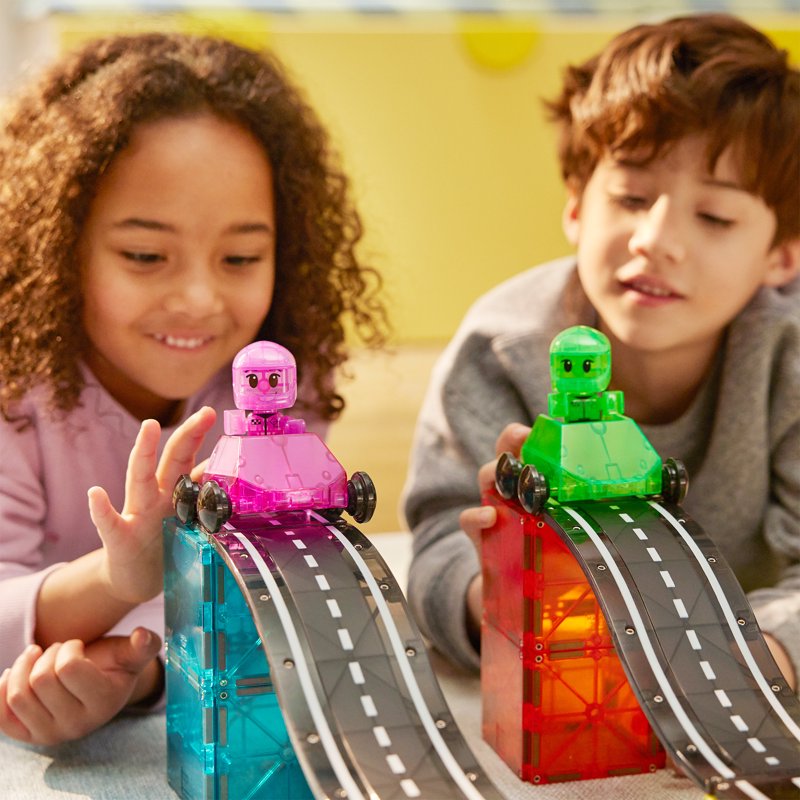 Magna-Tiles Downhill Duo 40-Piece Magnetic Construction Set for Kids Ages 3+