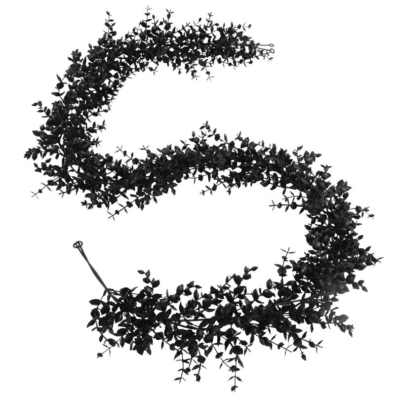 Fall Garland - 5.9 Ft Artificial Leaf Halloween & Autumn Decor for Indoor