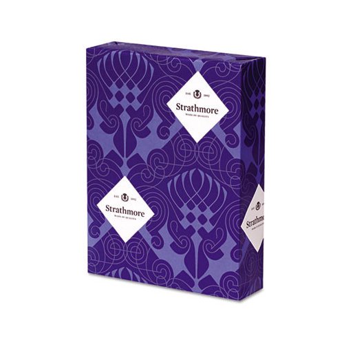 Mohawk Strathmore Business Paper - Letter Size, Laid Finish, 24lb, 500 Sheets
